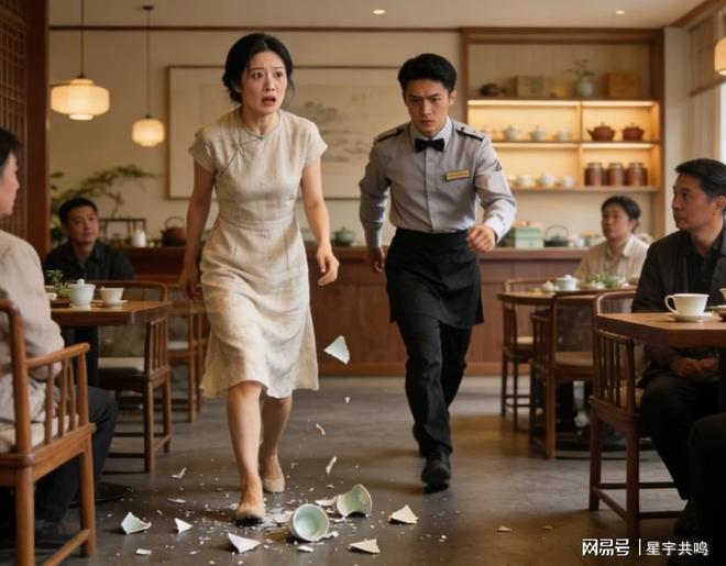 女子打碎茶杯被索赔4800元她笑着付款老板查账：糟了快追！